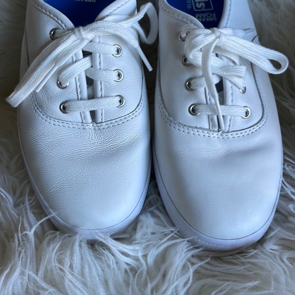 Keds Women's Champion Originals Tennis Leather, Dream foam,White,Size 7W - Picture 4 of 9